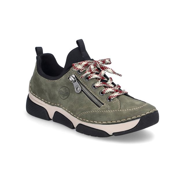 Rieker Trainers - Olive Green - 45973-54 MUNZI